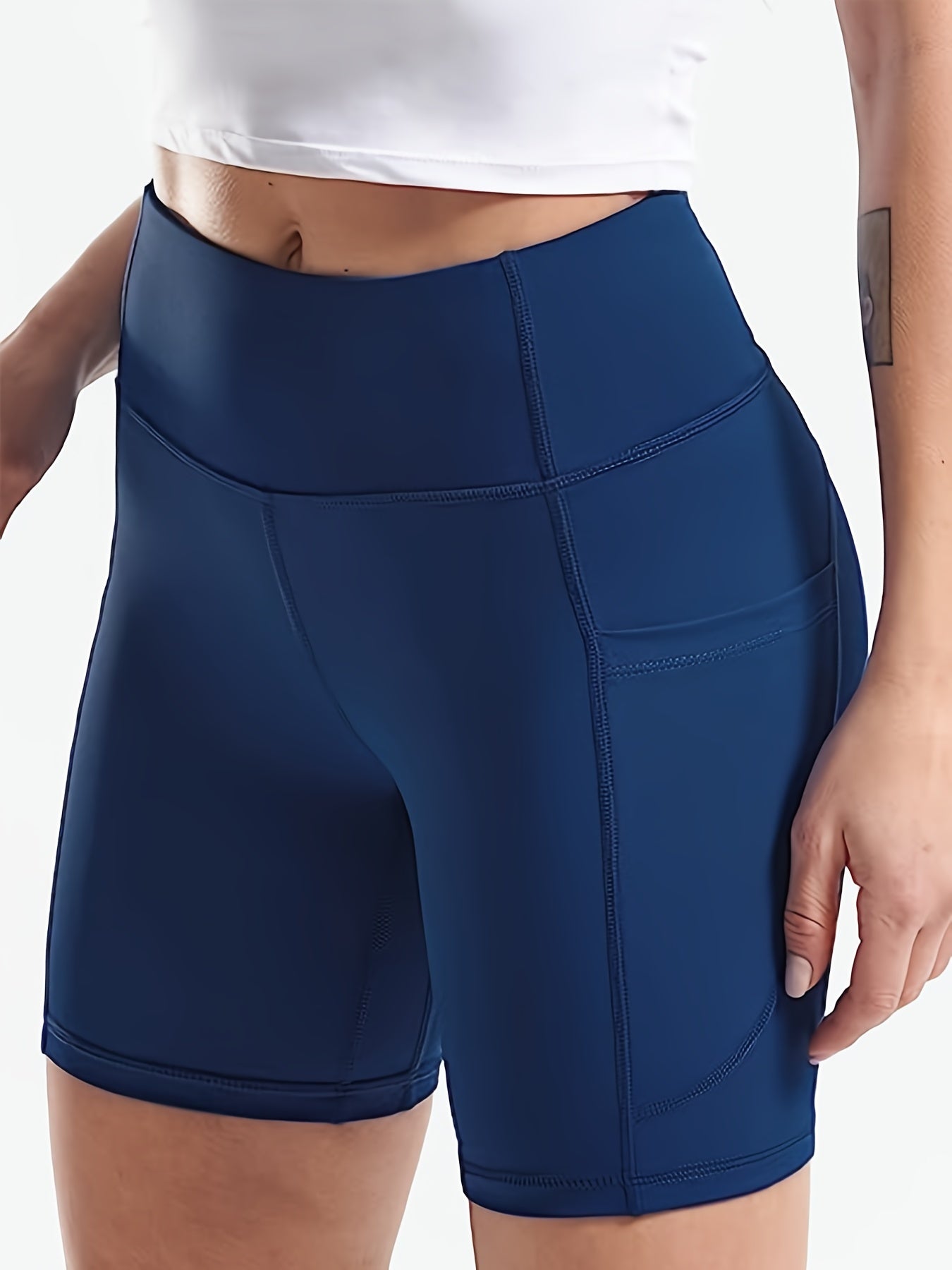 High Waist Yoga Sports Shorts Women's Activewear