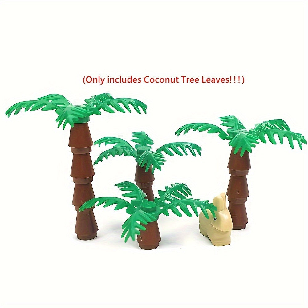 Coconut Tree Leaves Building Block Set - Educational Toy for Ages 8-12