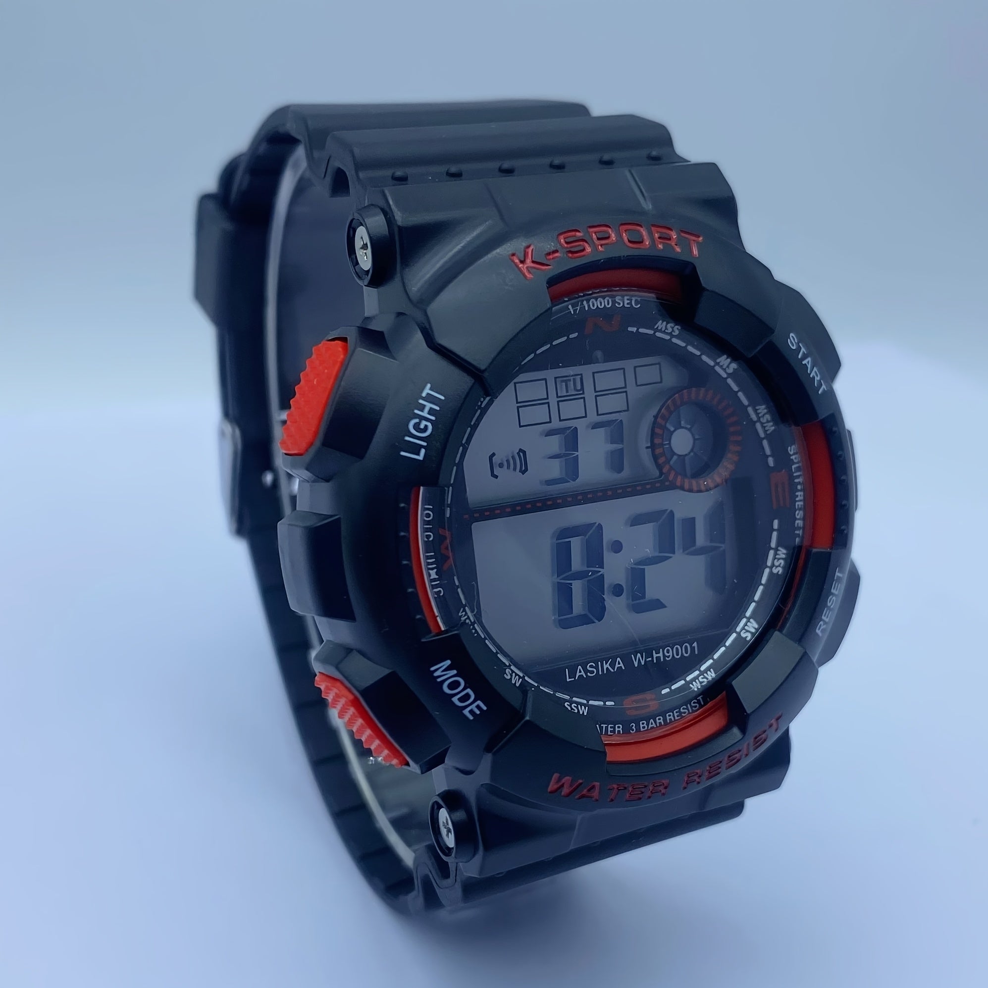 Youth Waterproof Sports Watch Timer Alarm Clock Luminous Dial