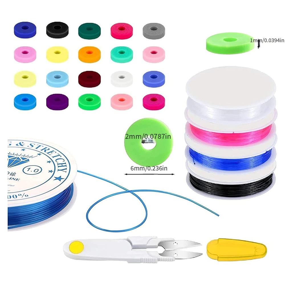 Clay Beads Kit Smiley Face Letter DIY Bead Supplies