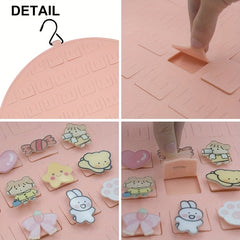 Brooch Display Stand Wall Pin Collect Storage Organizer