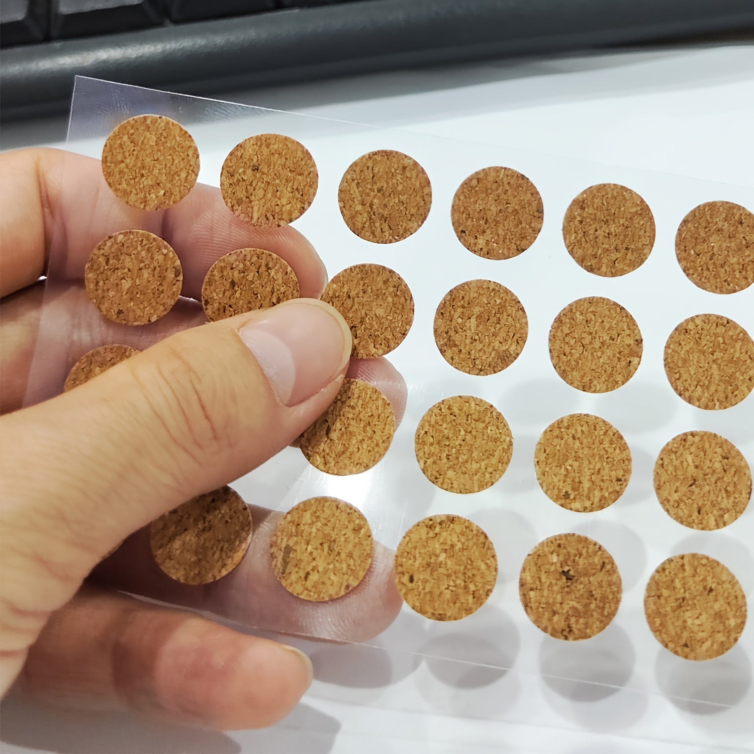 160pcs Vintage Round Labels Wooden Mini Stickers Waterproof Handwriting Tags