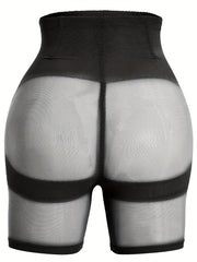 Tummy Control Butt Lifting Mesh Body Shaper Biker Shorts