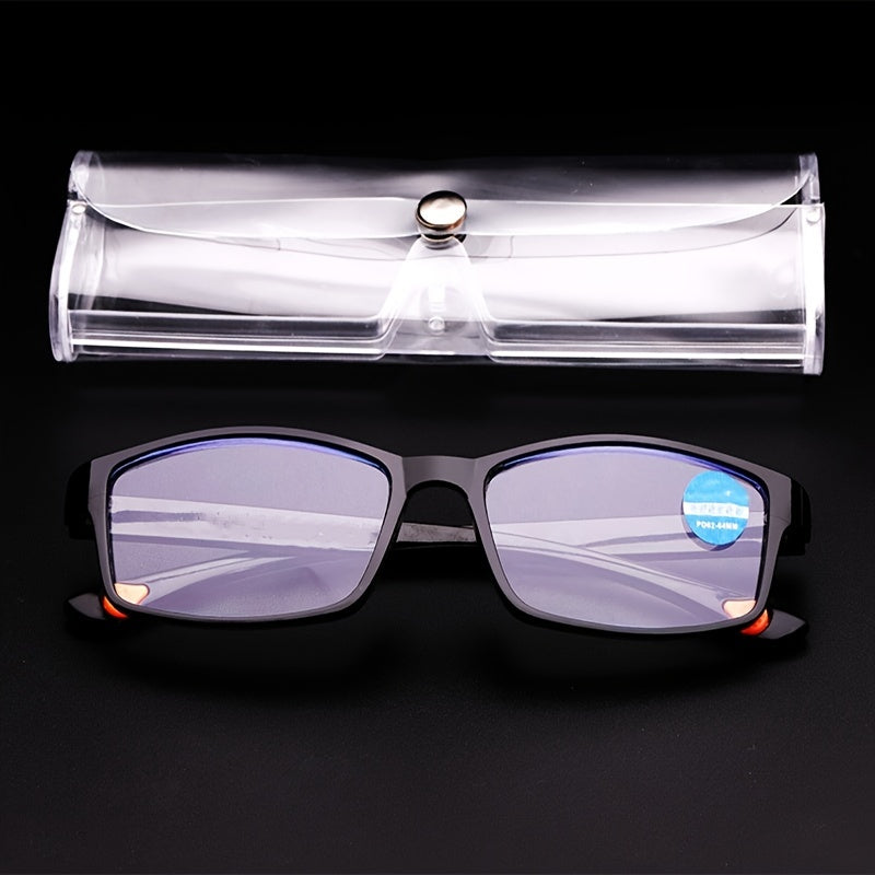 Transparent Reading Glasses Cases for Men Plastic Ultralight Boxes