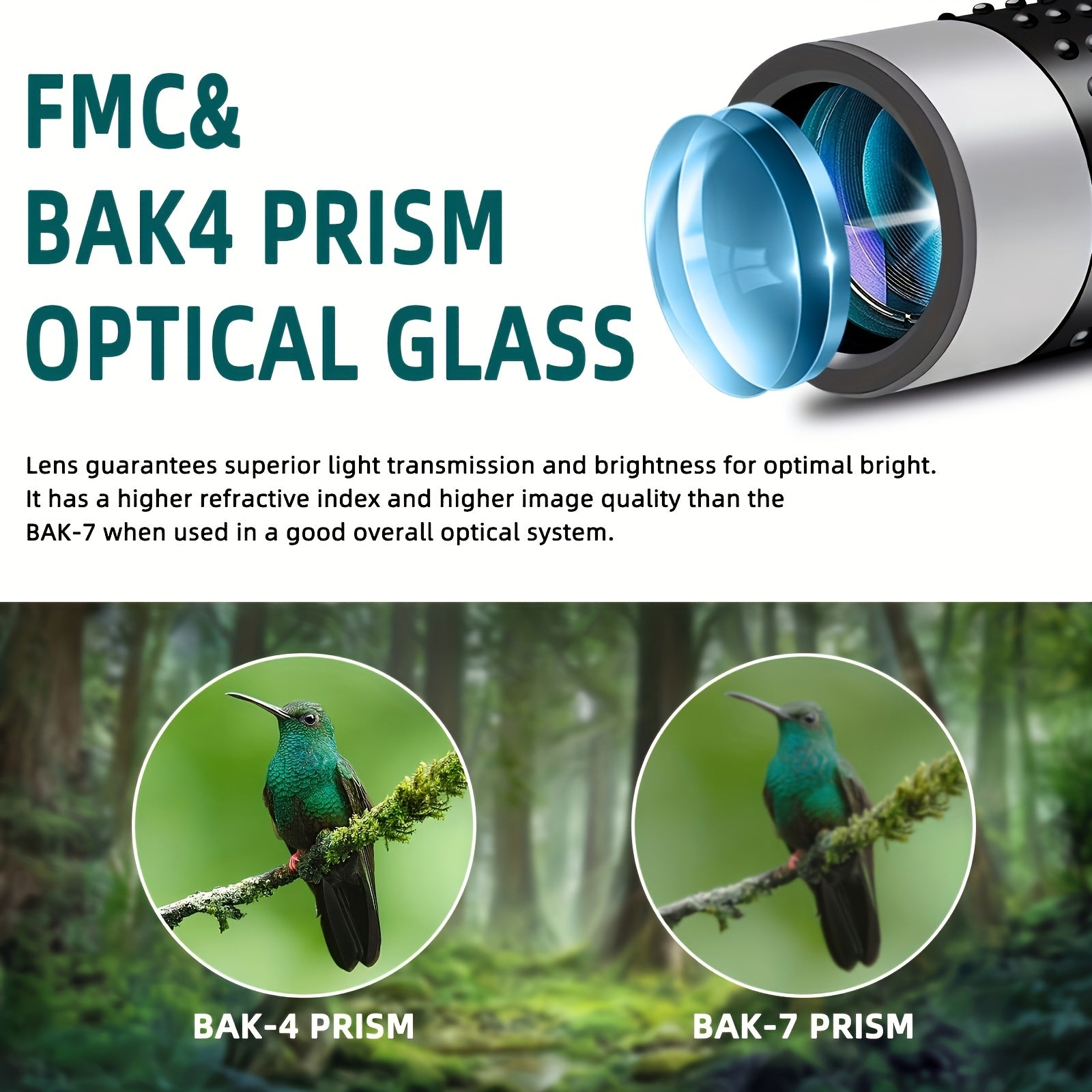 HD Monocular Telescope Long Distance Viewing