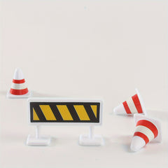 15 in 1 Road Sign Model Toys Urban Traffic Obstacle Signs Signal Lights Simulati
