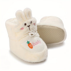 Baby Boys Warm Fleece Indoor Walking Boots