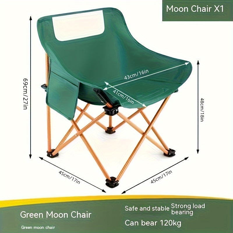Folding Moon Chair for Outdoor Beach Camping