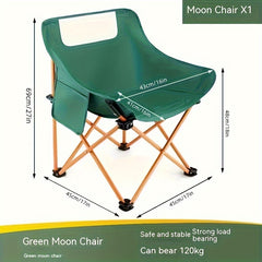 Folding Moon Chair for Outdoor Beach Camping