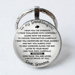 Vintage English Keychain Necklace for Boys