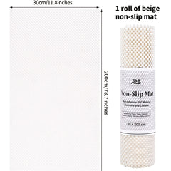 Non Adhesive Non Slip Shelf Liner for Kitchen Drawer Easy to Clean Cabinet Liner