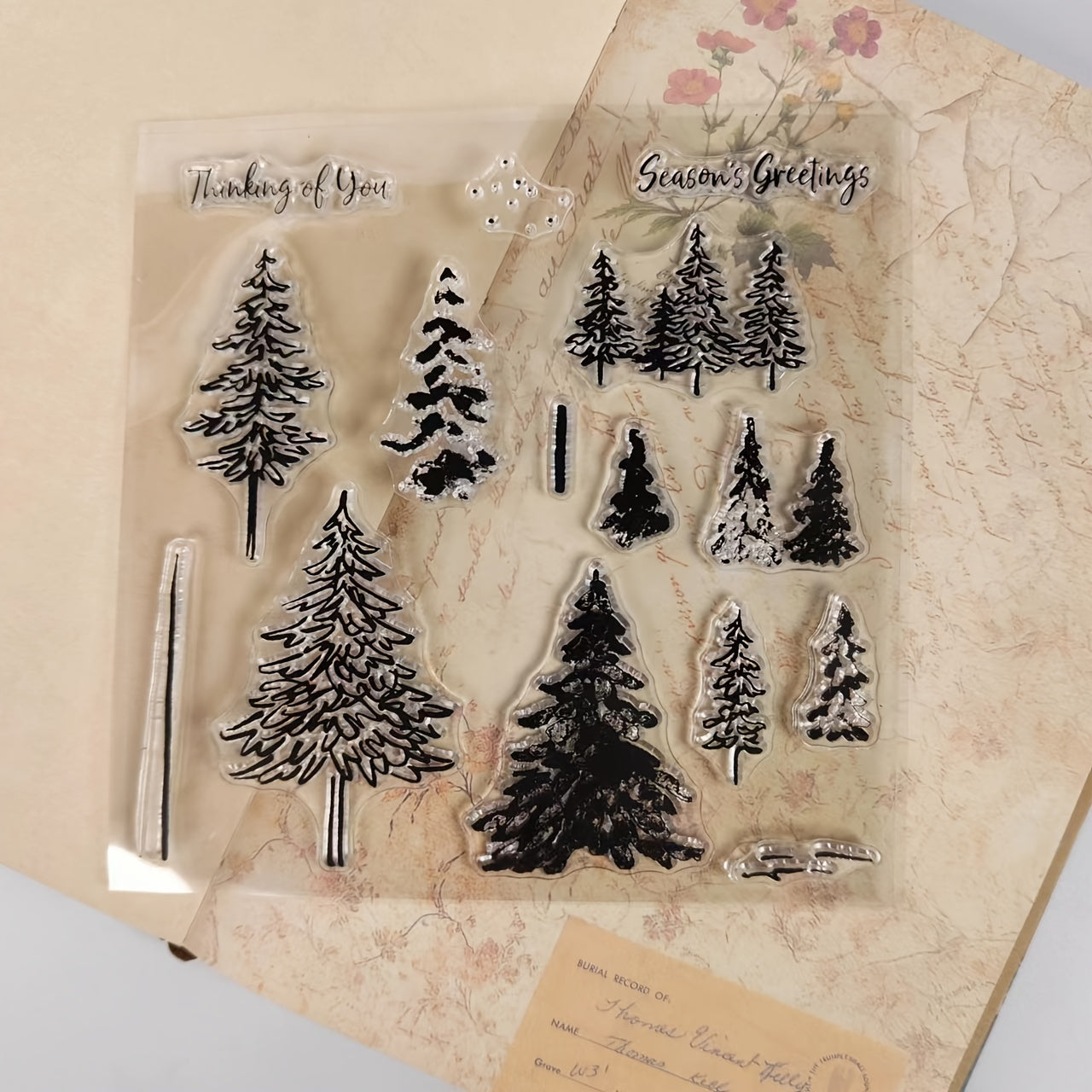 1pc Trees Metal Cutting Dies/Stamps for Card Decoration Scrapbooking Craft
