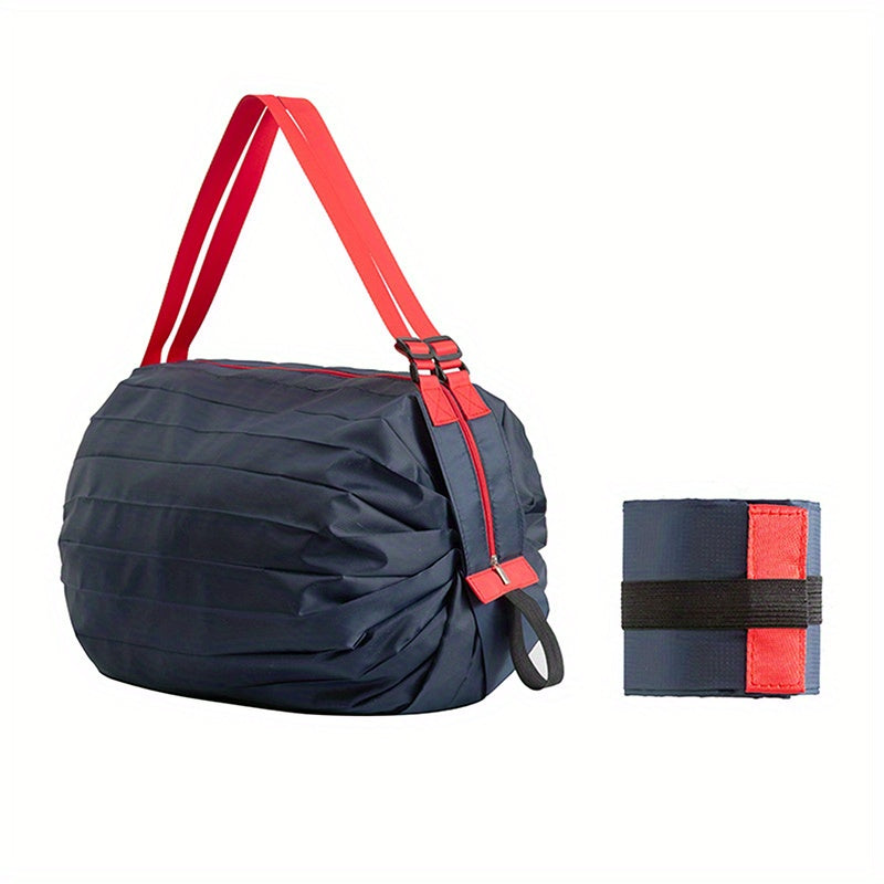 Large Capacity Foldable Grocery Bag Shoulder Bag Travel Storage Shopping Bag