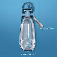 Portable Pet Dog Water Bottle Foldable Bowl Puppy Outdoor Drinking Bottle