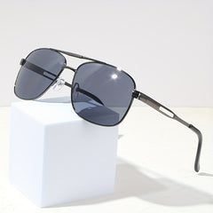 Top Bar Aviator Sunglasses Metal Gradient Glasses UV400