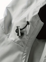 Boys Windbreaker Fleece-Lined Jacket Hooded Zip-Up Waterproof Kids Clothing