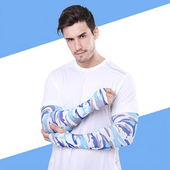 Camouflage Sun Protection Sleeves for Outdoor Activities