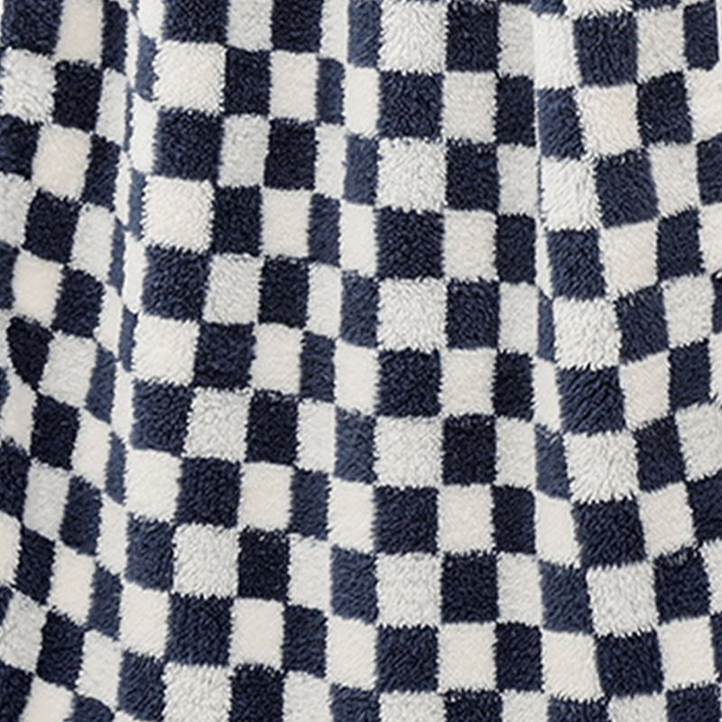 4pcs Checkered Pattern Hand Towel Soft Skin-friendly Face Towel