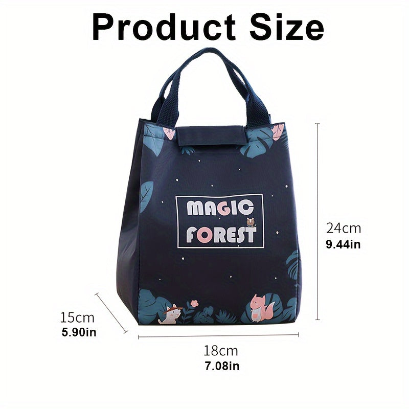 Insulated Lunch Bag Aluminum Foil Waterproof Freezable Cooler Bag
