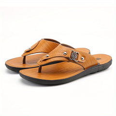 Men's Thong Sandals Casual Non Slip Flip flops Shoes Toe Post Slides