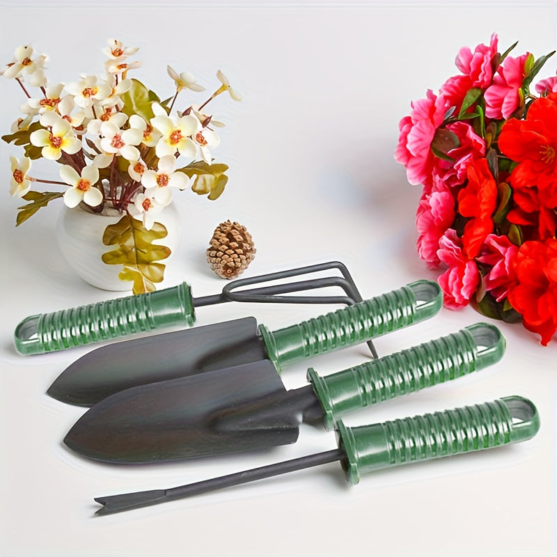 4pcs Garden Tool Set for Indoor Outdoor Plant Care, Bonsai Kit