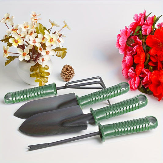 4pcs Garden Tool Set for Indoor Outdoor Plant Care, Bonsai Kit