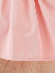 Baby Girls Ruffle Lace Trim Sleeveless Dress