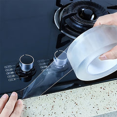 2pcs Transparent Nano Tape Washable Reusable Double Sided Tape