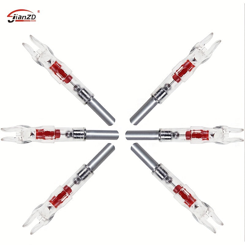 6pcs Lighted Nocks Archery Led Nocks Diameter 6.244 Shooting Practice