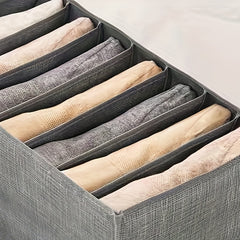 Wardrobe Clothes Organizer With Handle Clothes Separation Storage Box
