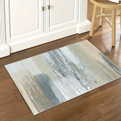 Abstract Area Rug Modern Crystal Velvet Non-slip Soft Mat Machine Washable