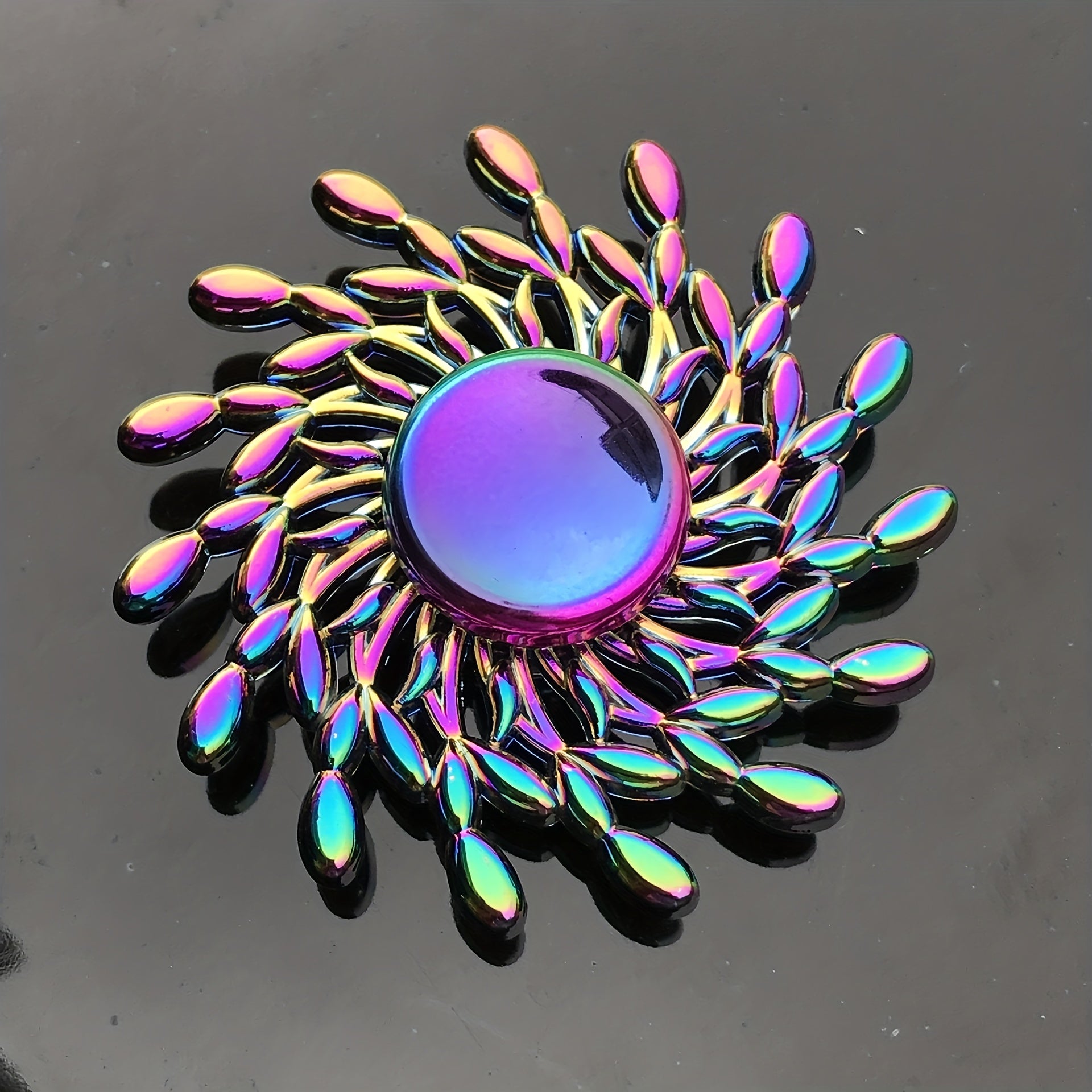 Alloy Fingertip Gyroscope Decompression Hand Spinner Floor Toy
