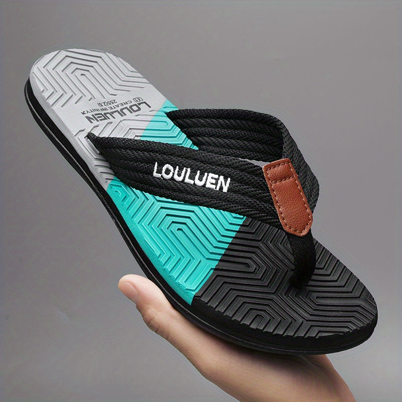 Men's Arch Support Flip Flops Lightweight Beach Sandals