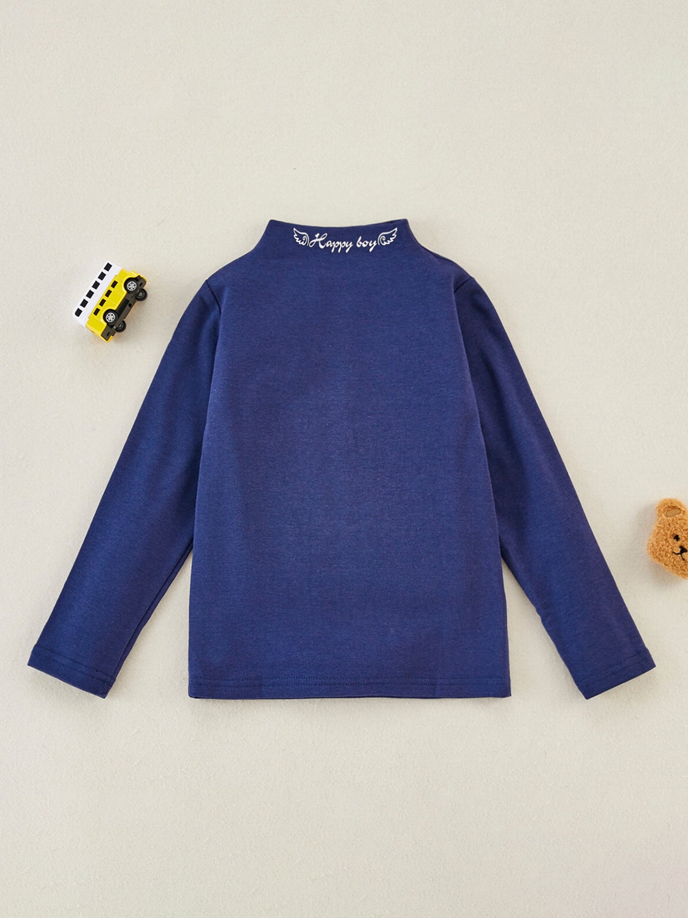 Letter Pattern Long Sleeve T shirt for Toddler Boy