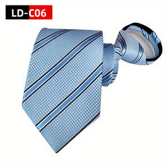 Easy Pull Lazy Tie Convenient Tie Polyester Men's Zip