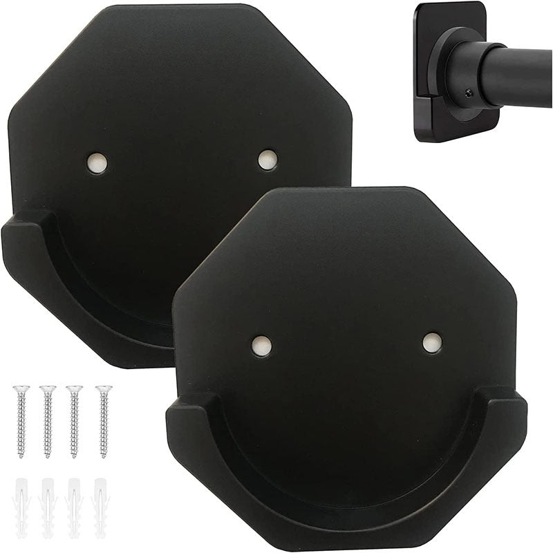 Adhesive Shower Curtain Rod Holders with Extra Support