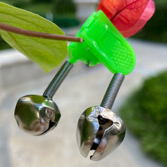 20pcs Double Ringing Fishing Bell Plastic Clip Buckle Sea Fishing Pole Tackle