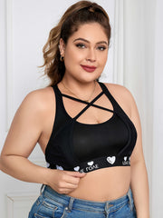 Plus Size Sports Bra Women's Gym Fitness Bra