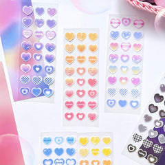 Love Transparent Sticker Journal Notebook Special Decorative Material