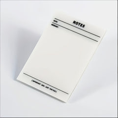 50 Sheets Transparent Plan Sticky Notes Key Grid Horizontal Lines
