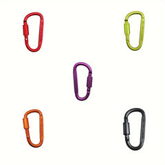 5pcs Aluminum Hanging Buckle for Outdoor Camping Hiking