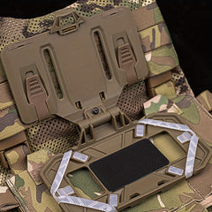 Phone Holder Chest Rig Molle Hands Folded Mount Mobile Phone Plate Carrier Pouch