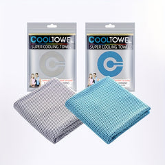 2pcs Cooling Towel for Sports Yoga Beach Camping Gym Soft Absorbent 35 4 x 11 8