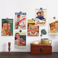 American Style Postcards for Bedroom Wall Decor