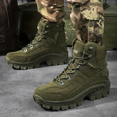 Men's Tactical Combat Boots Resistant Non-slip Outdoor Hiking Trekking