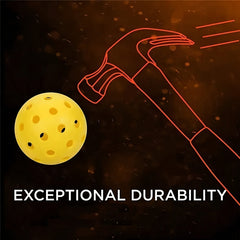 12pcs Pickleball 40 Holes Outdoor Training Approved Pickleball