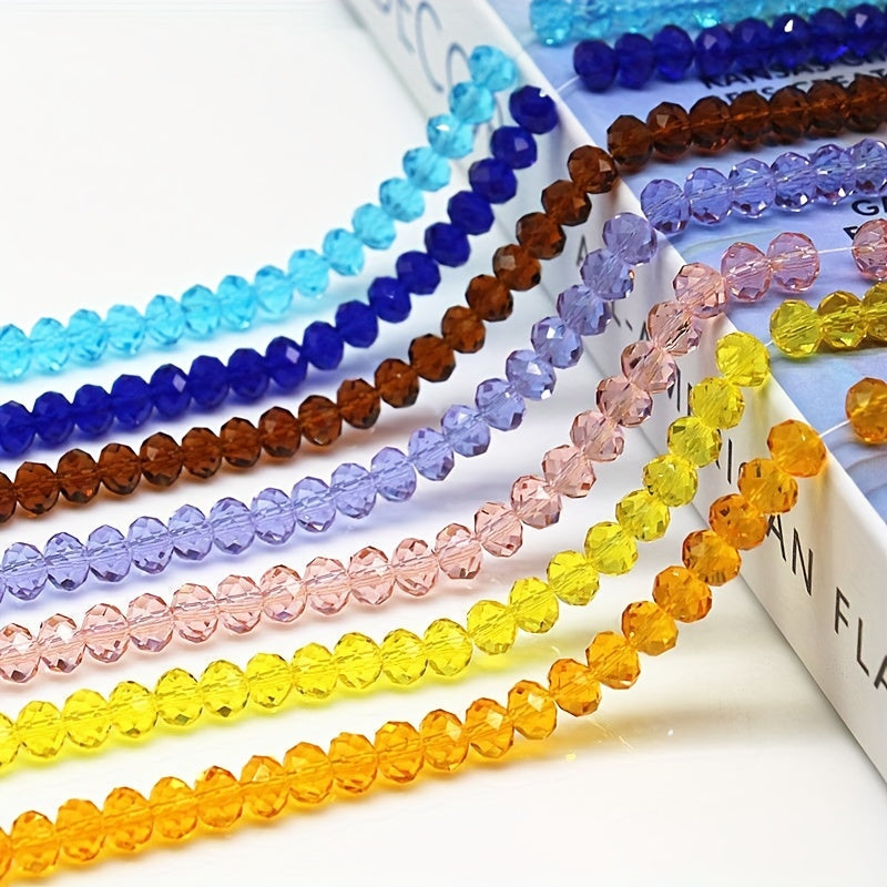 5x6mm Crystal Man Glass Wheel Beads for DIY Jewelry Making