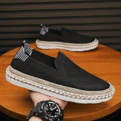 Men's Lightweight Breathable Loafer Shoes Slip On Espadrille Shoes