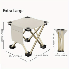 Portable Folding Chair with Storage Bag for Camping Fishing