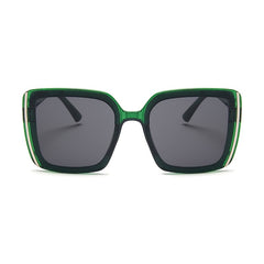Women Oversize Square Sunglasses Gradient Plastic Female Sun Glasses